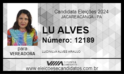 Candidato LU ALVES 2024 - JACAREACANGA - Eleições