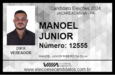 Candidato MANOEL JUNIOR 2024 - JACAREACANGA - Eleições