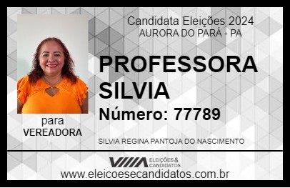 Candidato PROFESSORA SILVIA 2024 - AURORA DO PARÁ - Eleições