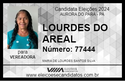 Candidato LOURDES DO AREAL 2024 - AURORA DO PARÁ - Eleições