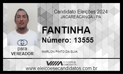 Candidato FANTINHA 2024 - JACAREACANGA - Eleições