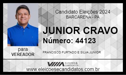 Candidato JUNIOR CRAVO 2024 - BARCARENA - Eleições