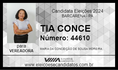 Candidato TIA CONCE 2024 - BARCARENA - Eleições