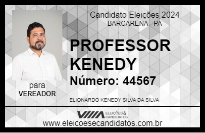 Candidato PROFESSOR KENEDY 2024 - BARCARENA - Eleições