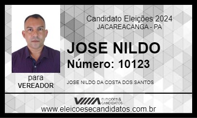 Candidato NILDO SANTOS 2024 - JACAREACANGA - Eleições