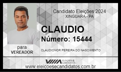 Candidato CLAUDIO 2024 - XINGUARA - Eleições