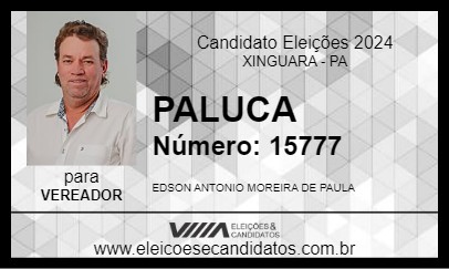 Candidato PALUCA 2024 - XINGUARA - Eleições