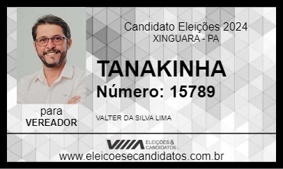 Candidato TANAKINHA 2024 - XINGUARA - Eleições