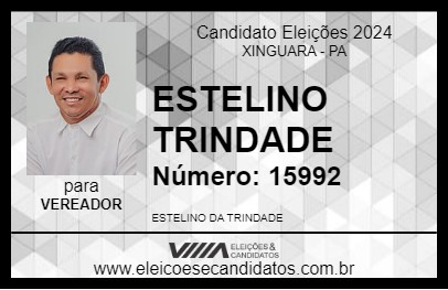 Candidato ESTELINO TRINDADE 2024 - XINGUARA - Eleições