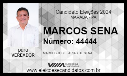 Candidato MARCOS SENA 2024 - MARABÁ - Eleições