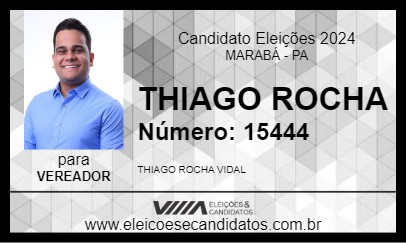 Candidato THIAGO ROCHA 2024 - MARABÁ - Eleições