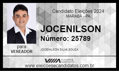 Candidato JOCENILSON 2024 - MARABÁ - Eleições