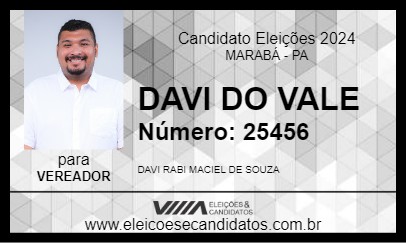 Candidato DAVI DO VALE 2024 - MARABÁ - Eleições