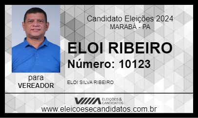 Candidato ELOI RIBEIRO 2024 - MARABÁ - Eleições