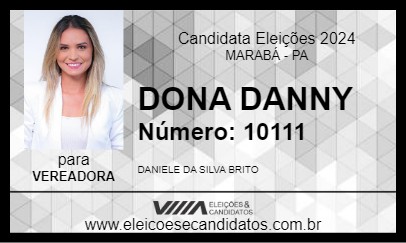 Candidato DONA DANNY 2024 - MARABÁ - Eleições