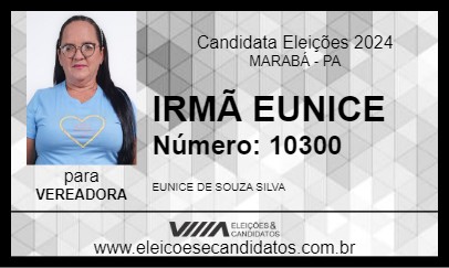 Candidato IRMÃ EUNICE 2024 - MARABÁ - Eleições