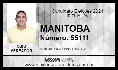 Candidato MANITOBA 2024 - IRITUIA - Eleições