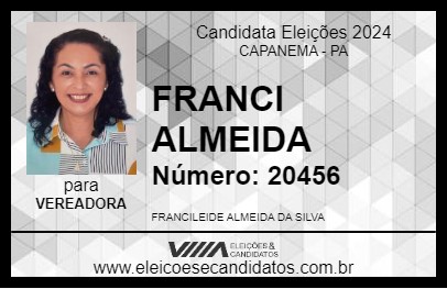 Candidato FRANCI ALMEIDA 2024 - CAPANEMA - Eleições