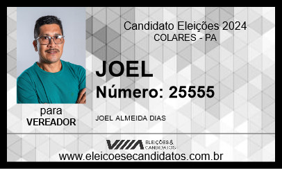 Candidato JOEL 2024 - COLARES - Eleições