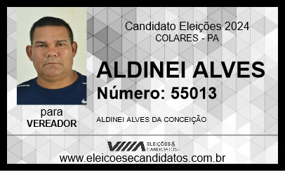 Candidato ALDINEI ALVES 2024 - COLARES - Eleições