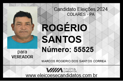 Candidato ROGÉRIO SANTOS 2024 - COLARES - Eleições