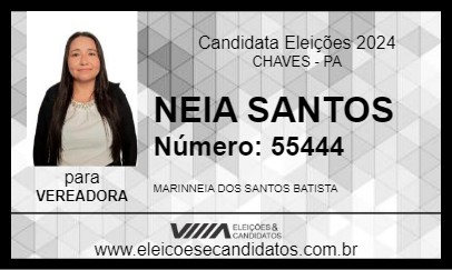 Candidato NEIA SANTOS 2024 - CHAVES - Eleições