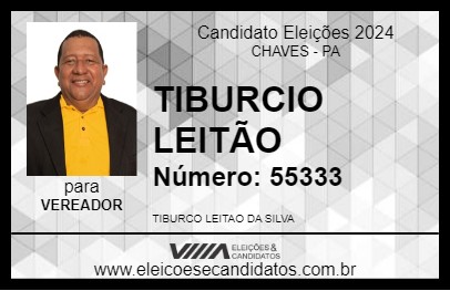 Candidato TIBURCIO LEITÃO 2024 - CHAVES - Eleições