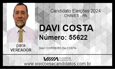 Candidato DAVI COSTA 2024 - CHAVES - Eleições