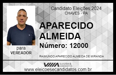 Candidato APARECIDO ALMEIDA 2024 - CHAVES - Eleições