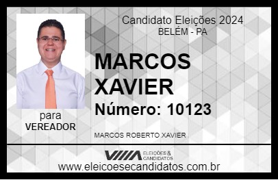 Candidato MARCOS XAVIER 2024 - BELÉM - Eleições