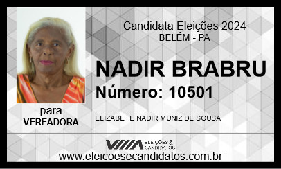 Candidato NADIR BRABRU 2024 - BELÉM - Eleições