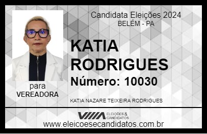 Candidato KATIA RODRIGUES 2024 - BELÉM - Eleições