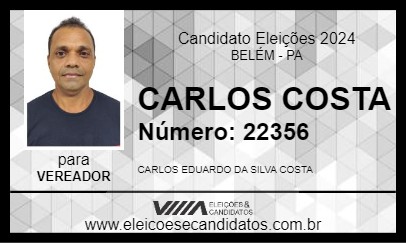 Candidato CARLOS COSTA 2024 - BELÉM - Eleições