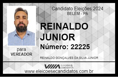 Candidato REINALDO JUNIOR 2024 - BELÉM - Eleições