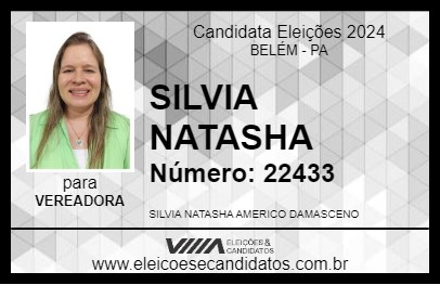 Candidato SILVIA NATASHA 2024 - BELÉM - Eleições