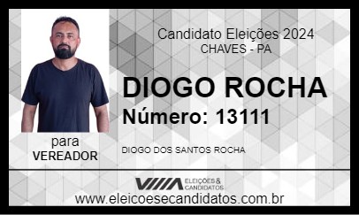 Candidato DIOGO ROCHA 2024 - CHAVES - Eleições