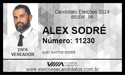 Candidato ALEX SODRÉ 2024 - BELÉM - Eleições