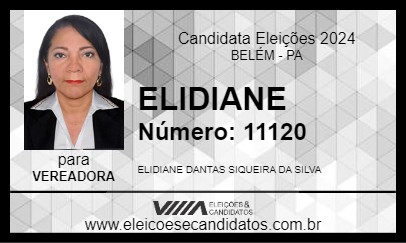 Candidato ELIDIANE 2024 - BELÉM - Eleições