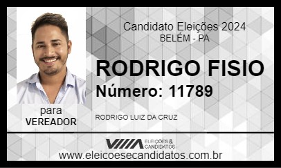 Candidato RODRIGO FISIO 2024 - BELÉM - Eleições