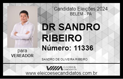 Candidato DR SANDRO RIBEIRO 2024 - BELÉM - Eleições