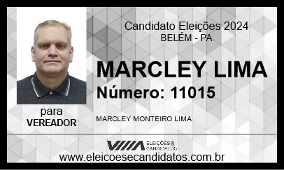 Candidato MARCLEY LIMA 2024 - BELÉM - Eleições