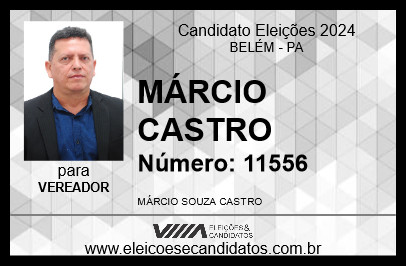 Candidato MÁRCIO CASTRO 2024 - BELÉM - Eleições