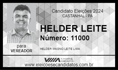 Candidato HELDER LEITE 2024 - CASTANHAL - Eleições