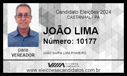 Candidato JOÃO LIMA 2024 - CASTANHAL - Eleições