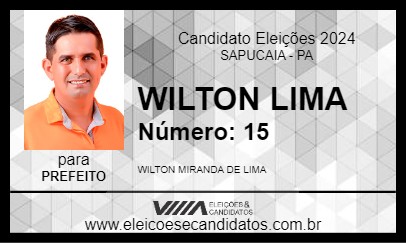 Candidato WILTON LIMA 2024 - SAPUCAIA - Eleições