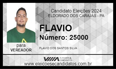 Candidato FLAVIO 2024 - ELDORADO DOS CARAJÁS - Eleições