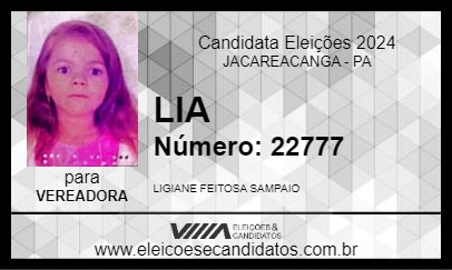 Candidato LIA 2024 - JACAREACANGA - Eleições