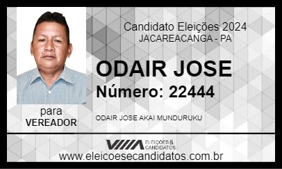 Candidato ODAIR JOSE 2024 - JACAREACANGA - Eleições