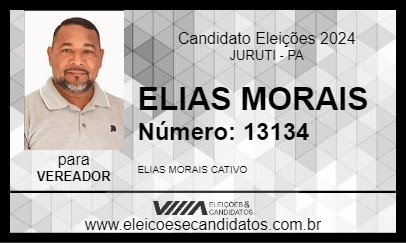 Candidato ELIAS MORAIS 2024 - JURUTI - Eleições