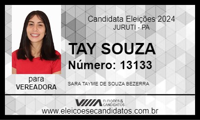 Candidato TAY SOUZA 2024 - JURUTI - Eleições